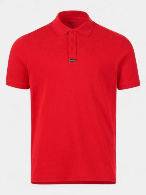 tricou cu guler pt. barbati Musto Ess Pique Polo rosu 5