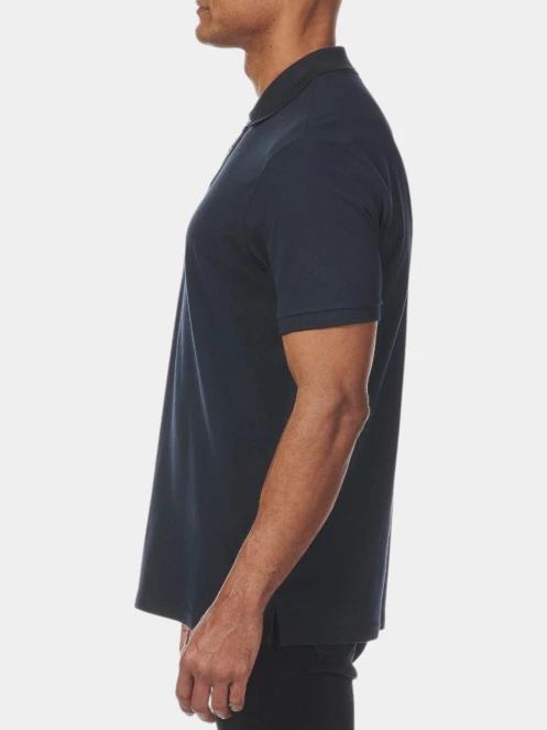 tricou cu guler pt. barbati Musto Ess Pique Polo albastru inchis 3