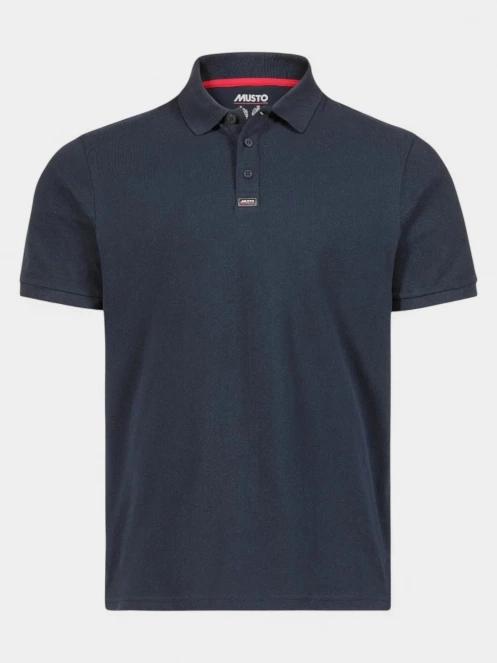 tricou cu guler pt. barbati Musto Ess Pique Polo albastru inchis 6