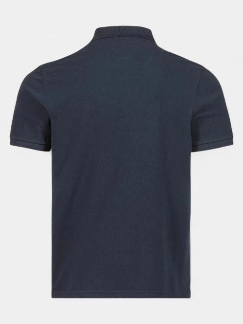tricou cu guler pt. barbati Musto Ess Pique Polo albastru inchis 7