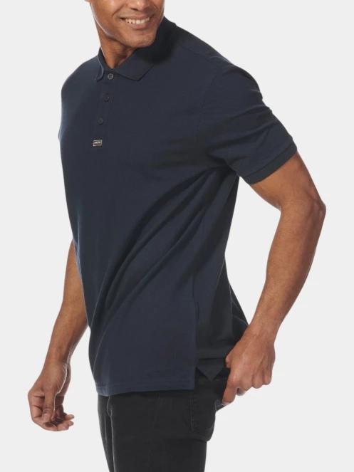 tricou cu guler pt. barbati Musto ESS Pique Polo albastru inchis 5