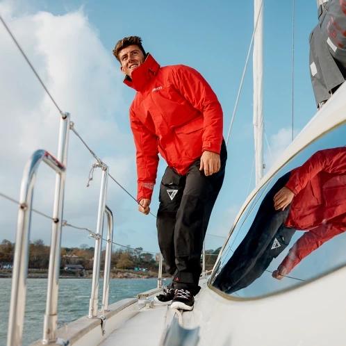 jacheta pentru navigatie pt. barbati Musto M BR1 Channel Jkt rosu 7