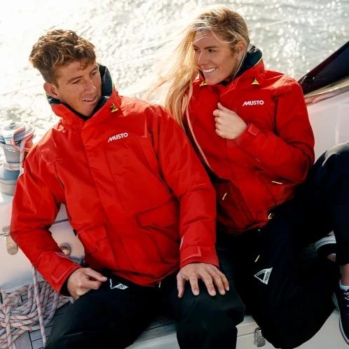 jacheta pentru navigatie pt. barbati Musto M BR1 Channel Jkt rosu 8