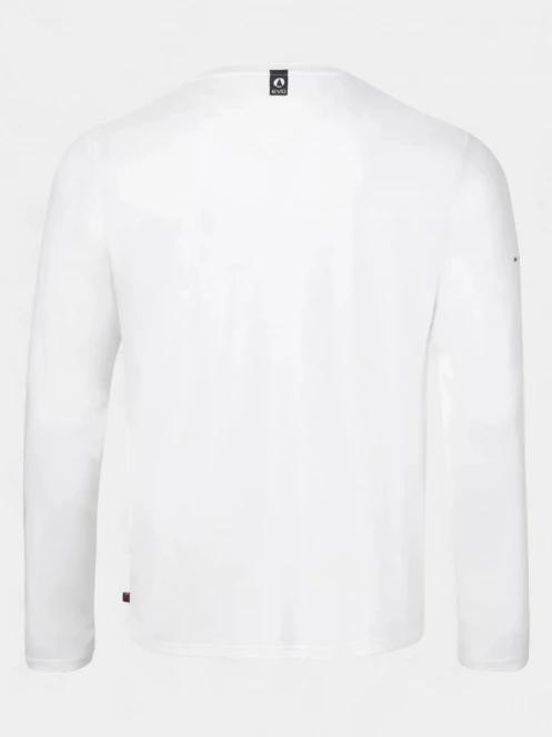 tricou cu maneci lungi, pentru sport pt. barbati Musto M Evo Crew Sunblock Ls Tee alb 3