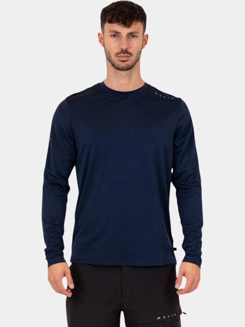 tricou cu maneci lungi, pentru sport pt. barbati Musto M Evo Crew Sunblock albastru inchis 2