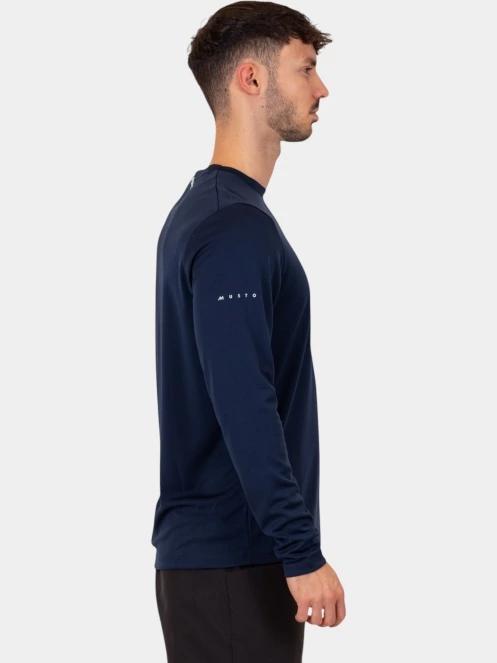 tricou cu maneci lungi, pentru sport pt. barbati Musto M Evo Crew Sunblock albastru inchis 3
