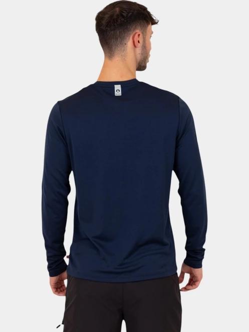 tricou cu maneci lungi, pentru sport pt. barbati Musto M Evo Crew Sunblock albastru inchis 4
