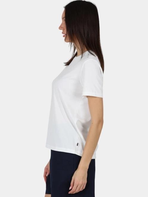 tricou pentru sport, cu maneci scurte pt. femei Musto W Evo Crew Sunblock Ss Tee alb 3