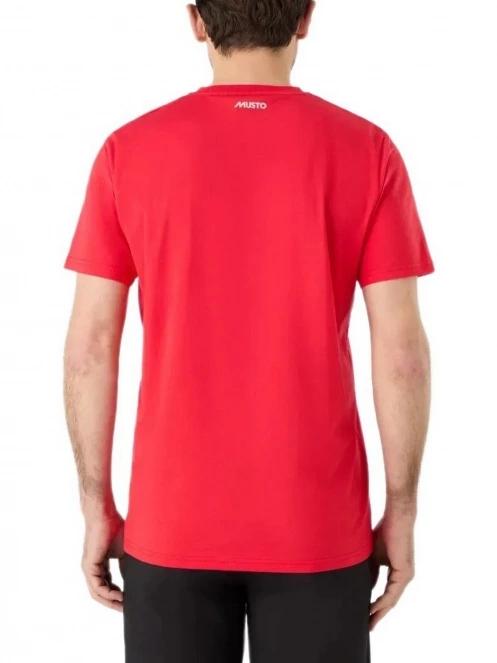 tricou cu maneci scurte pt. barbati Musto M Musto Logo Tee rosu 3