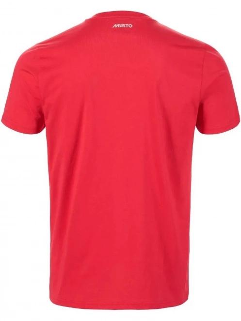 tricou cu maneci scurte pt. barbati Musto M Musto Logo Tee rosu 5