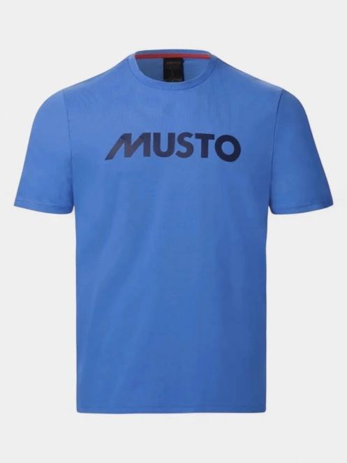 tricou cu maneci scurte pt. barbati Musto M Musto Logo Ss Tee albastru 6