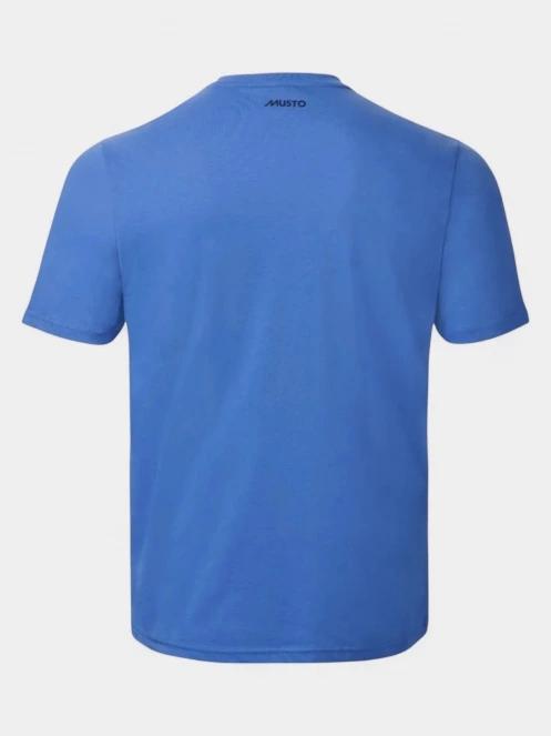 tricou cu maneci scurte pt. barbati Musto M Musto Logo Ss Tee albastru 7