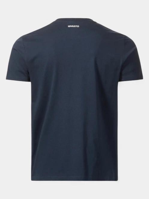 tricou cu maneci scurte pt. barbati Musto M Musto Logo Ss Tee albastru inchis 5