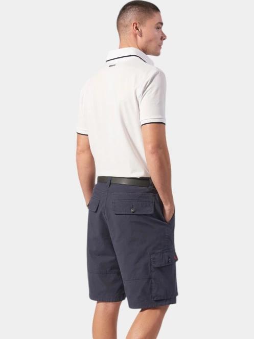 pantaloni scurti cu buzunare laterale pt. barbati Musto M Marina Cargo Short albastru inchis 3