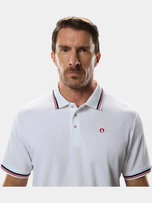 tricou cu guler pt. barbati Musto M Evo Pro Lite Ss Polo 2.0 alb 4