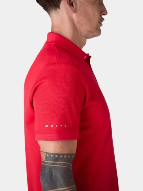 tricou cu guler pt. barbati Musto M Evo Crew Pro Lite rosu 5