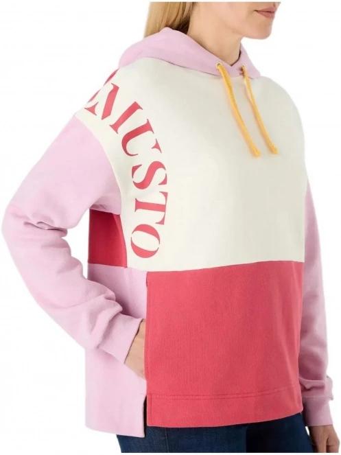 pulover cu gluga pt. femei Musto W Classic Musto Hoodie roz 4