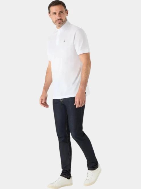 tricou cu guler pt. barbati Musto M Original Ss Polo alb 5