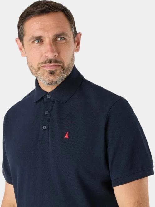 tricou cu guler pt. barbati Musto M Original Ss Polo albastru inchis 5