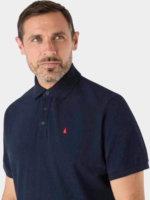 tricou cu guler pt. barbati Musto M Original SS Polo albastru inchis 5