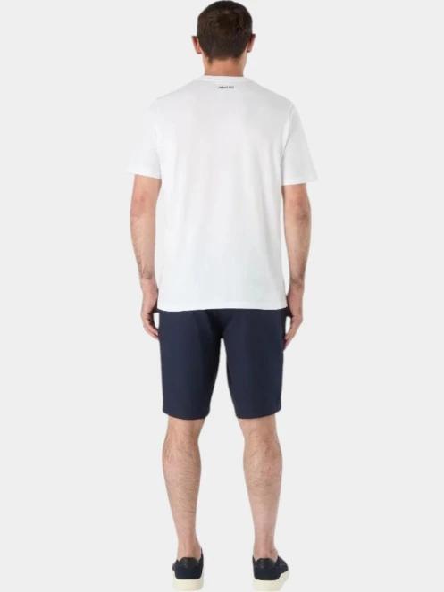tricou cu maneci scurte pt. barbati Musto M Flag Ss Tee alb 4