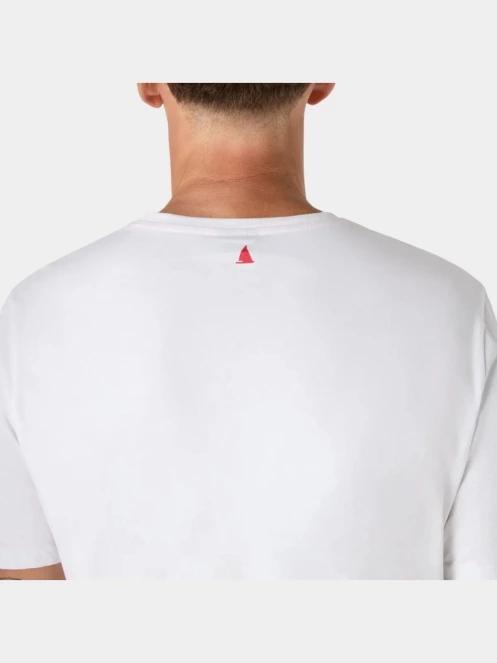tricou cu maneci scurte pt. barbati Musto M Marine Graphic SS alb 5