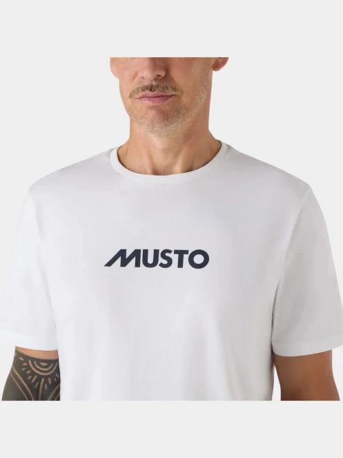 tricou cu maneci scurte pt. barbati Musto M Classic SS Tee alb 4