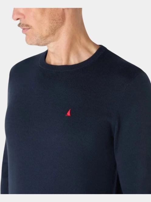 pulover pt. barbati Musto M Original Lite Crew albastru inchis 4
