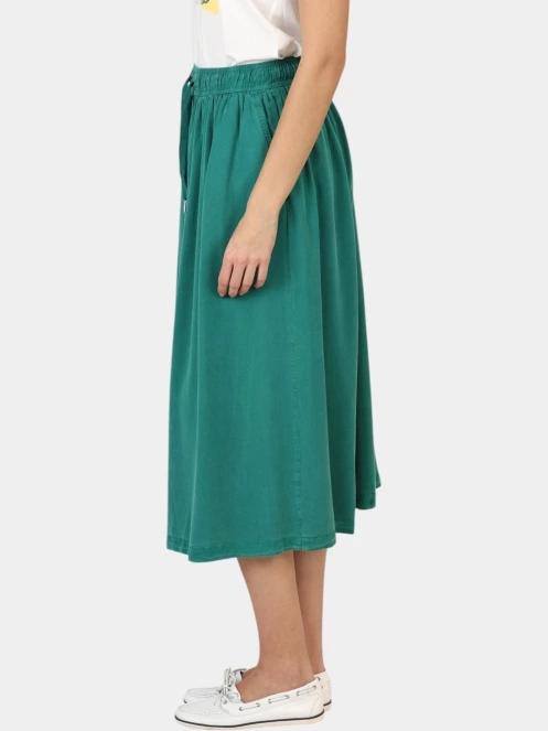 fusta midi pt. femei TBS Myrnojup verde 3