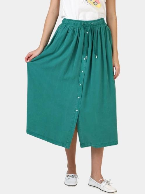 fusta midi pt. femei TBS Myrnojup verde 5