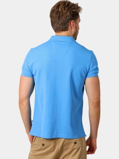 tricou cu guler pt. barbati Nautica Cast Polo Shirt albastru deschis 4