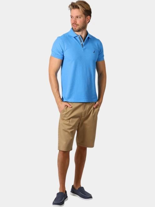 tricou cu guler pt. barbati Nautica Cast Polo Shirt albastru deschis 5