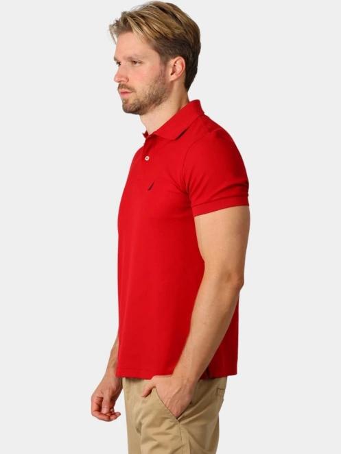 tricou cu guler pt. barbati Nautica Cast Polo Shirt rosu 3