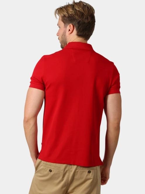 tricou cu guler pt. barbati Nautica Cast Polo Shirt rosu 4
