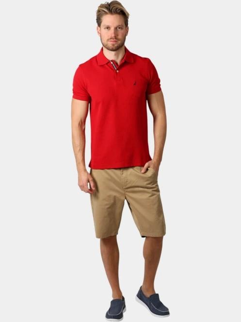 tricou cu guler pt. barbati Nautica Cast Polo Shirt rosu 5