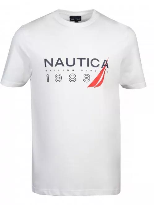 tricou cu maneci scurte pt. barbati Nautica Wrex T-Shirt alb 2