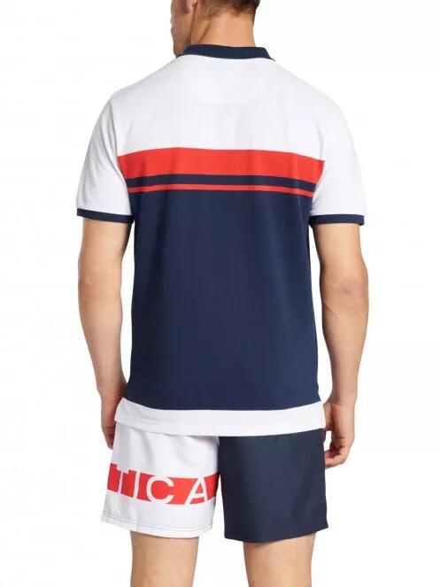 tricou cu guler pt. barbati Nautica Ravi Polo Shirt albastru inchis 3