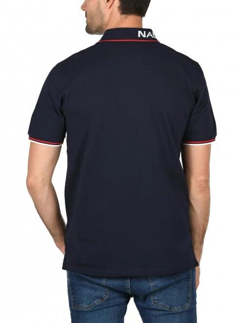 tricou cu guler pt. barbati Nautica Bromley Polo Shirt albastru inchis 4