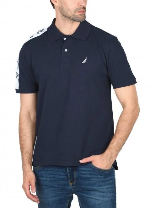 tricou cu guler pt. barbati Nautica Dawson Polo Shirt albastru inchis 2