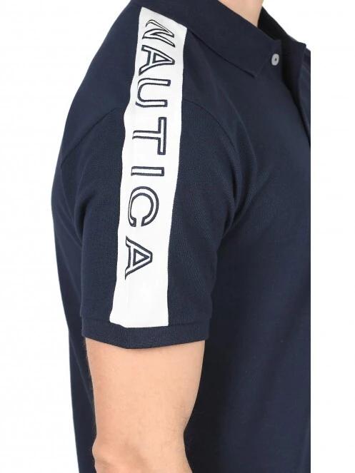 tricou cu guler pt. barbati Nautica Dawson Polo Shirt albastru inchis 5