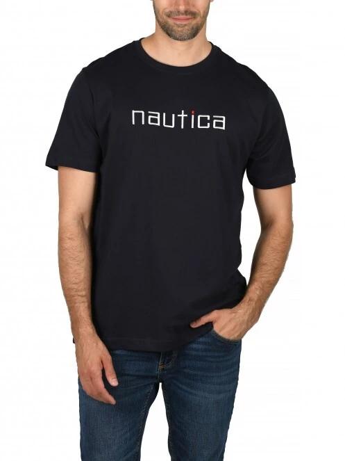 tricou cu maneci scurte pt. barbati Nautica Kit T-Shirt albastru inchis 2