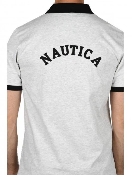 tricou cu guler pt. barbati Nautica Elgar Polo Shirt gri 5