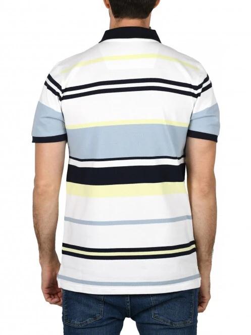 tricou cu guler pt. barbati Nautica Merlot Polo Shirt alb 4