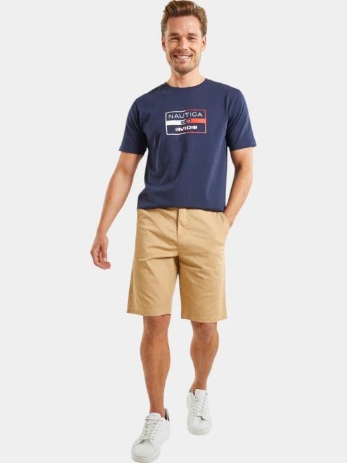 pantaloni scurti pt. barbati Nautica Sage Chino Short maro 4