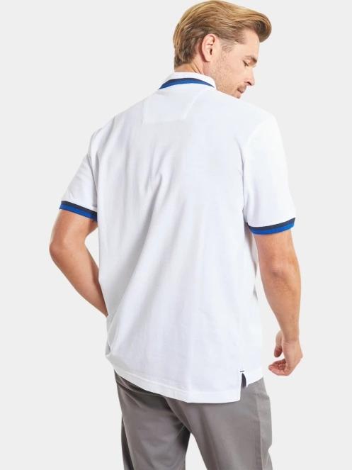 tricou cu guler pt. barbati Nautica Elm Polo Shirt alb 3