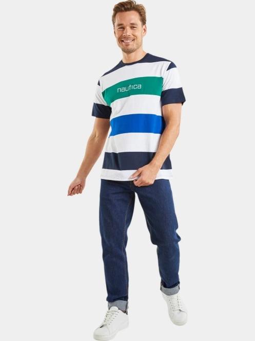 tricou cu maneci scurte pt. barbati Nautica Dakari T-Shirt alb 4