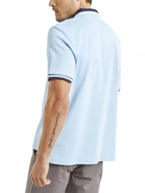 tricou cu guler pt. barbati Nautica Langley Polo Shirt albastru deschis 3