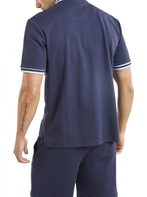 tricou cu guler pt. barbati Nautica Langley Polo Shirt albastru inchis 3