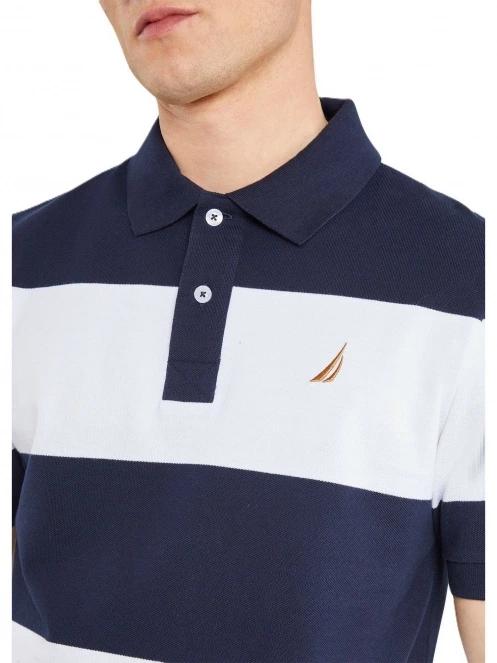 tricou cu guler pt. barbati Nautica Thornton Polo Shirt alb 5