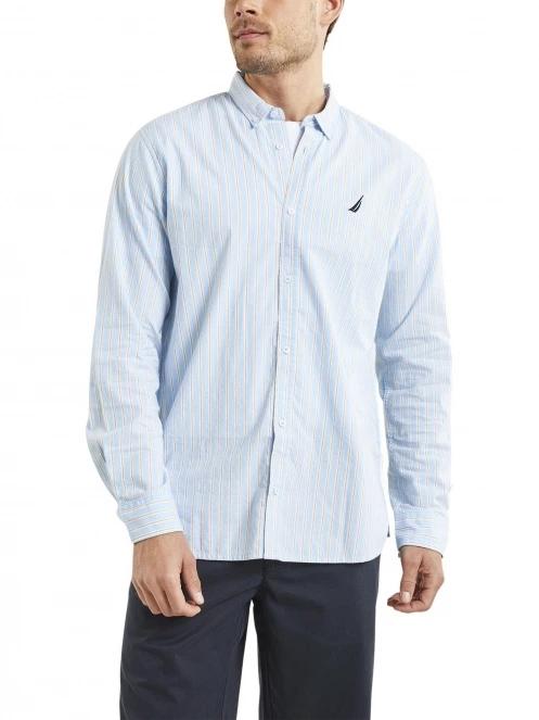 camasa cu maneci lungi pt. barbati Nautica Edmonton LS Shirt albastru deschis 2